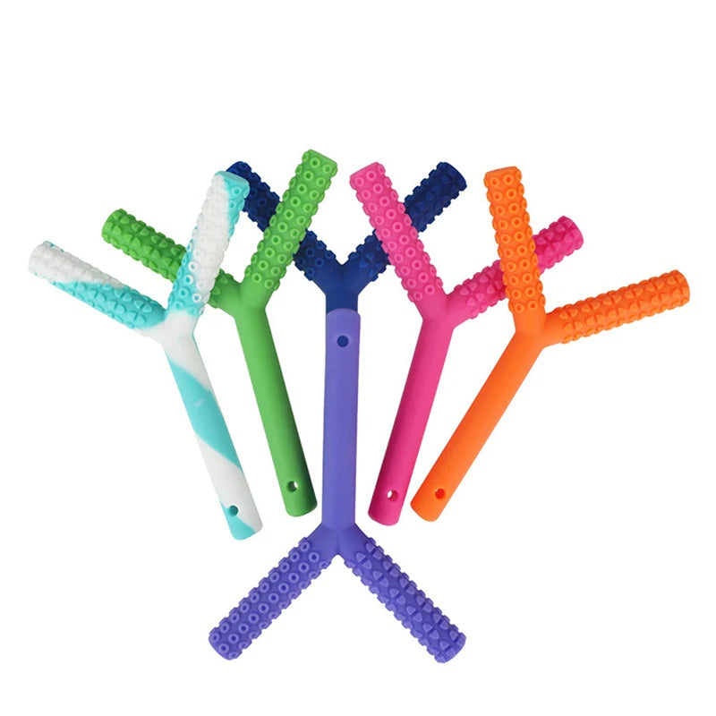 Y-Shape Chewy Pendant Necklace
