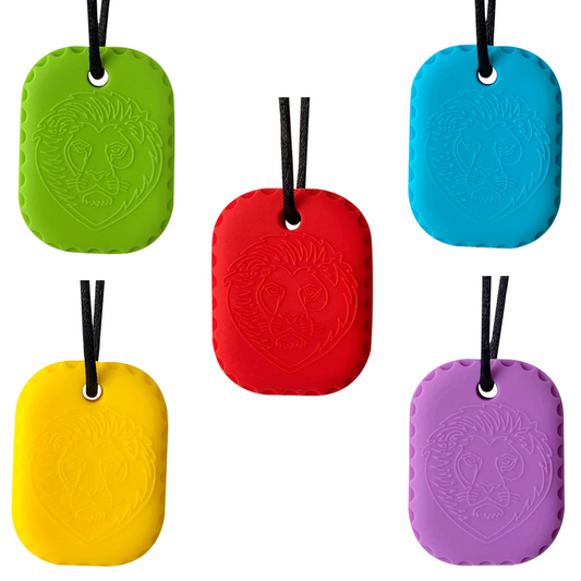 Lion Dog Tag Chewelry Necklace