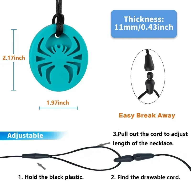 Spider Silicone Necklace