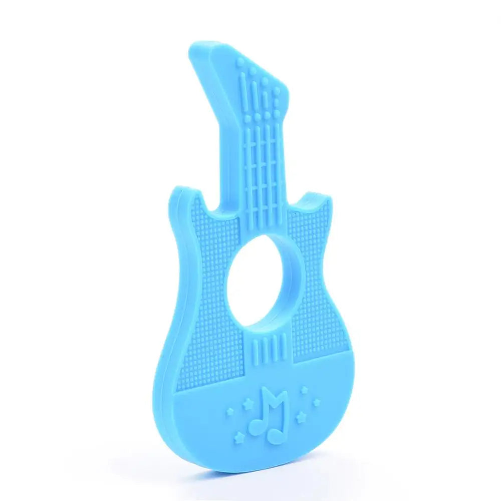 Guitar Pendant Silicone Necklace