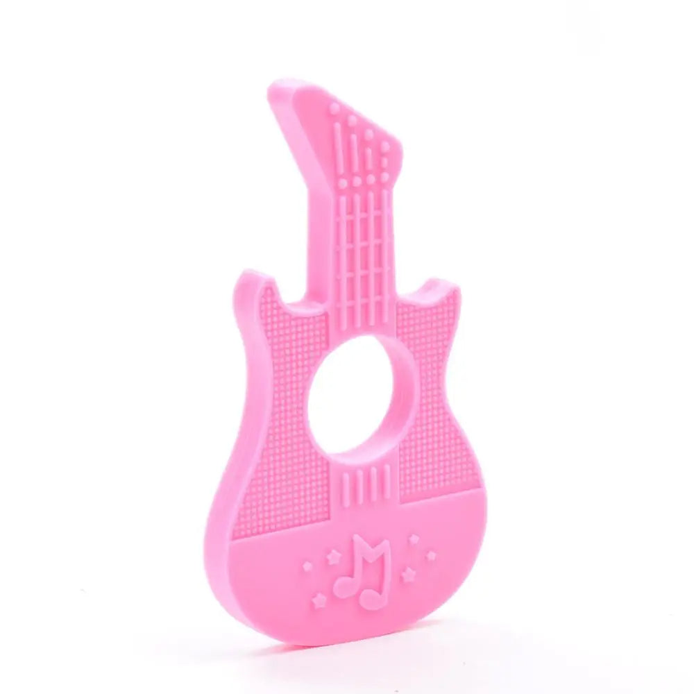 Guitar Pendant Silicone Necklace