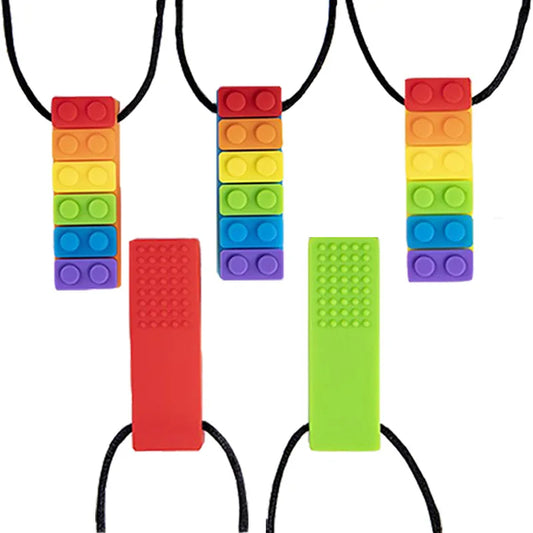 Rainbow Blocks Necklace