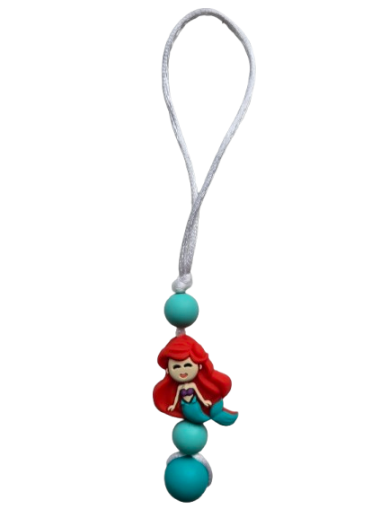 Ariel Mermaid Zipper Pull Chewelry