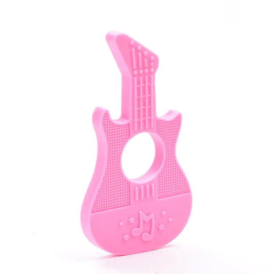 Guitar Pendant Silicone Necklace